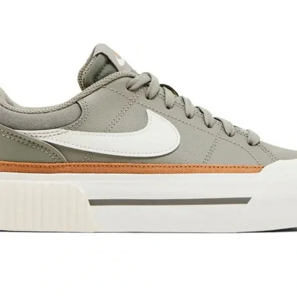 Nike Court Legacy Light Army Green 7.5 - Picture 3 of 5